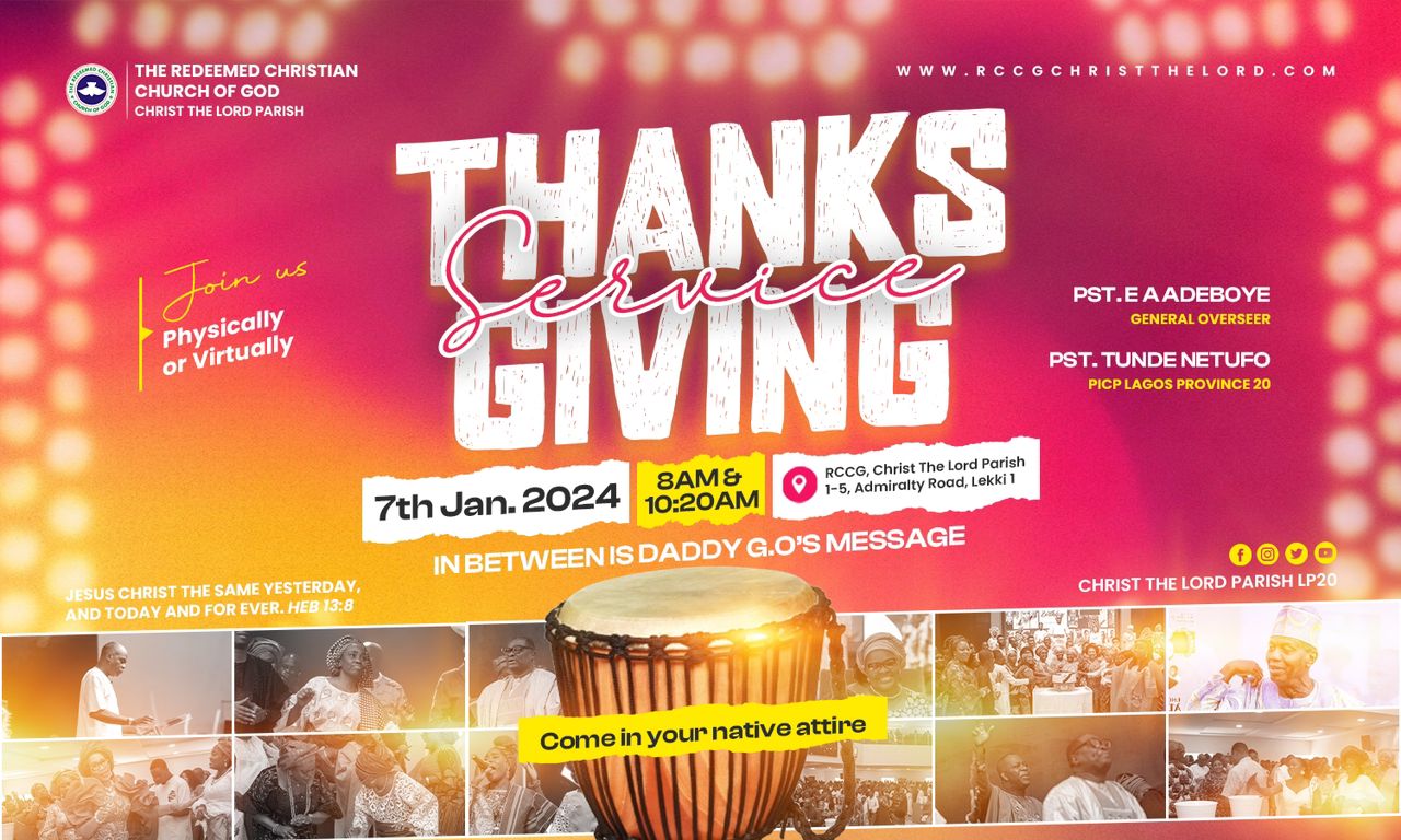 Rccg Thanksgiving Service Live 2024 Tickets Umeko Isabella